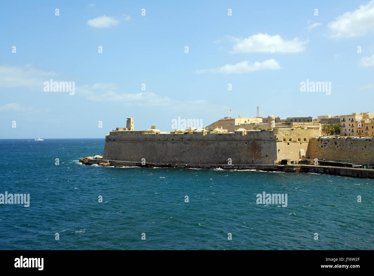 Fort. Sant'Elmo a La Valletta di Malta. Foto Stock