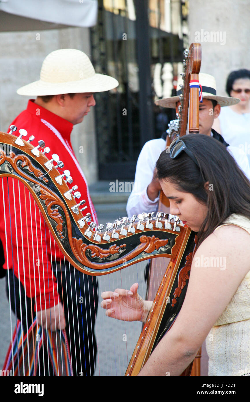 Festival Internazionale del Folklore,2017.,Zagreb, Croazia,48 Foto Stock