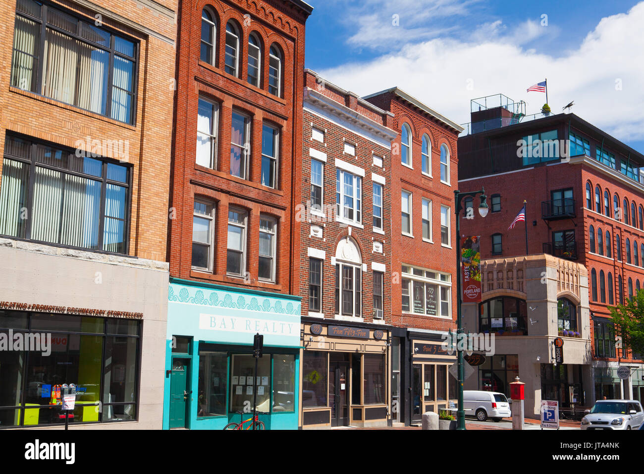 Portland, Maine, Stati Uniti d'America - 5 luglio 2016 Portland è la più grande città negli Stati Uniti stato di Oregon e la sede della contea di Multnomah. Foto Stock