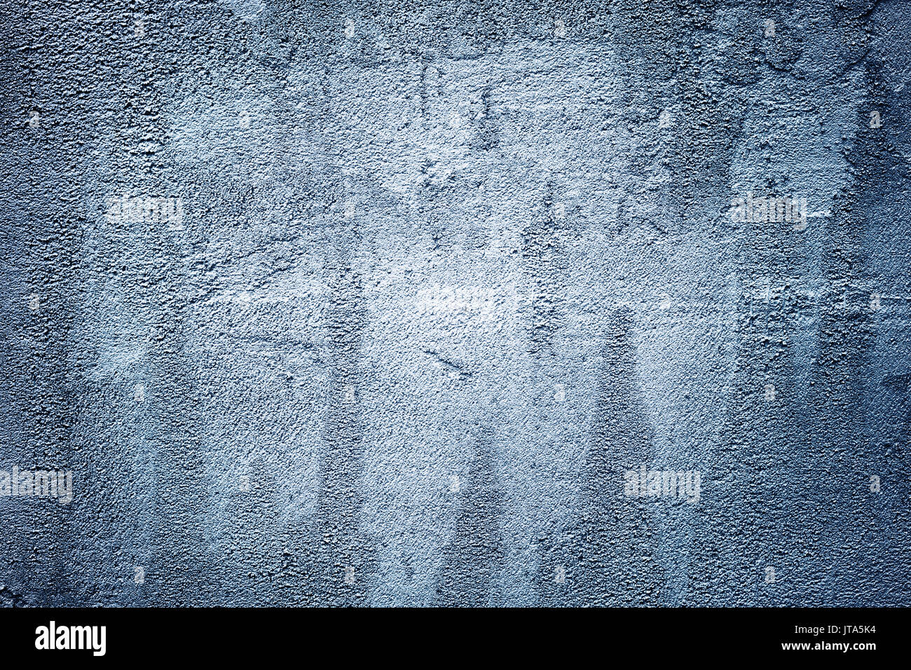 Età del cemento parete blu texture di sfondo texture tonificante Foto Stock