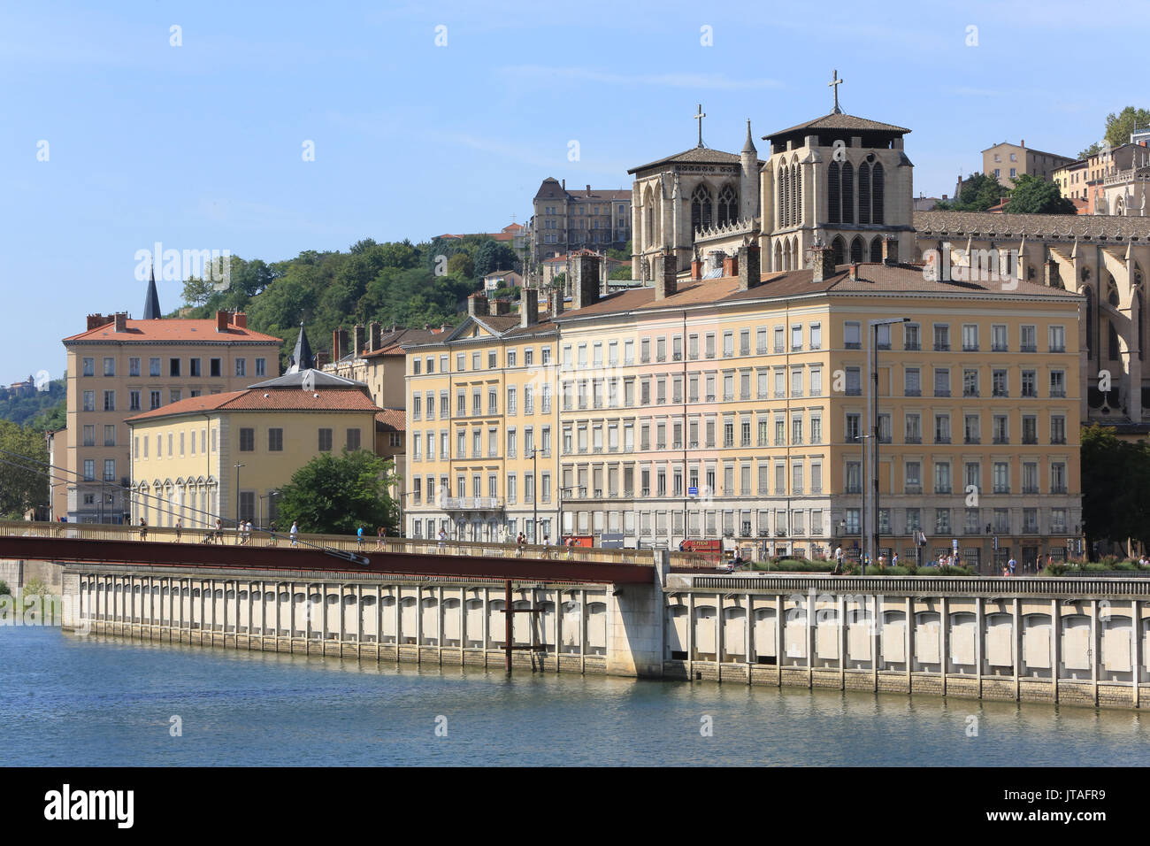 Città di Lione, la Valle del Rodano, Francia, Europa Foto Stock