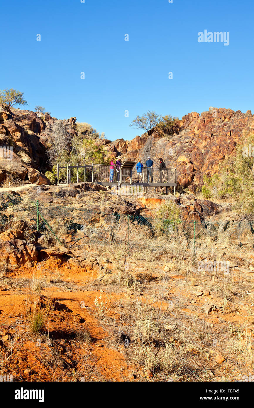 La flora e la fauna santuario Broken Hill Nuovo Galles del Sud Australia Foto Stock