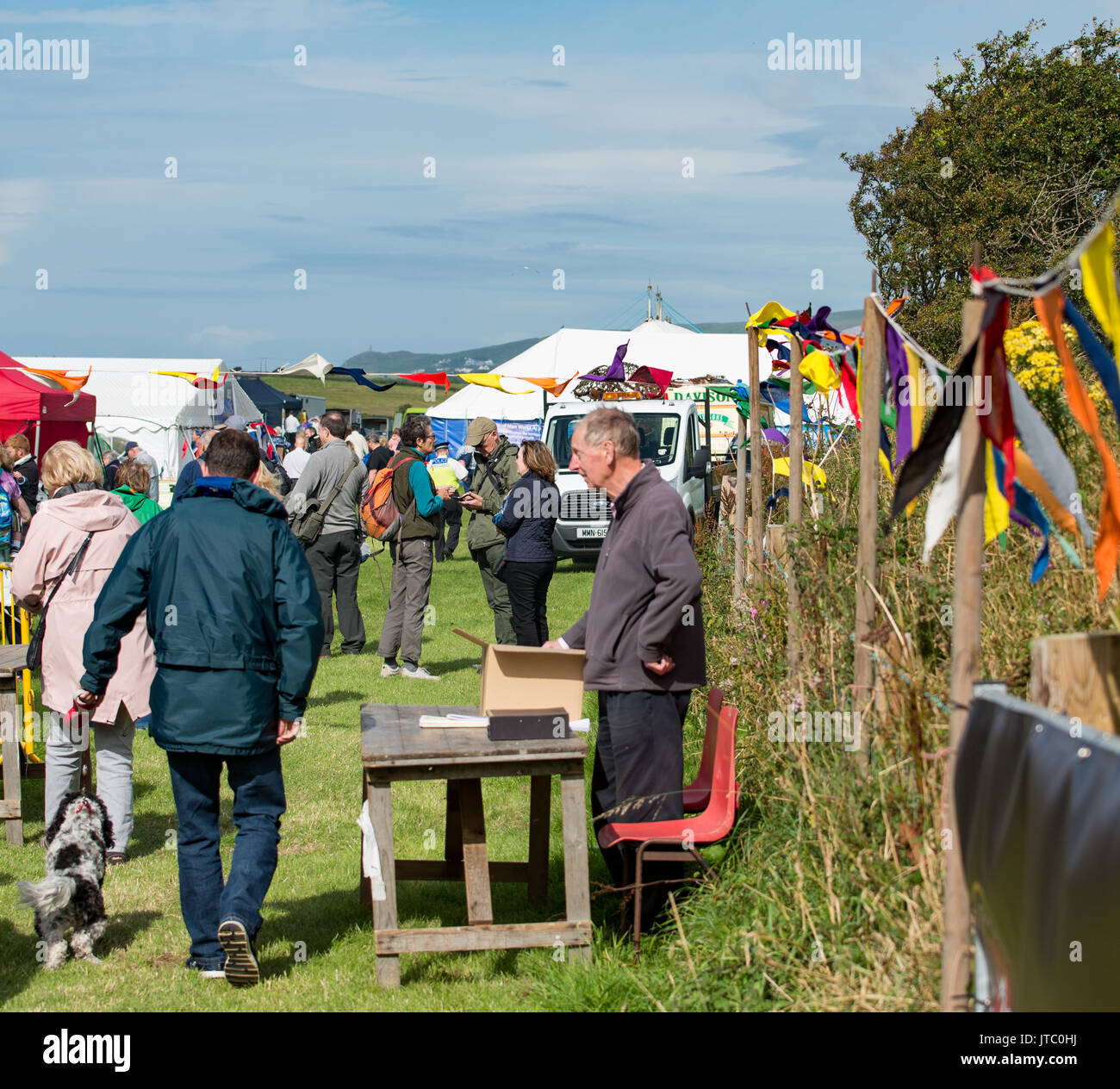 Ingresso a sud della mostra agricola, vendita biglietti Foto Stock