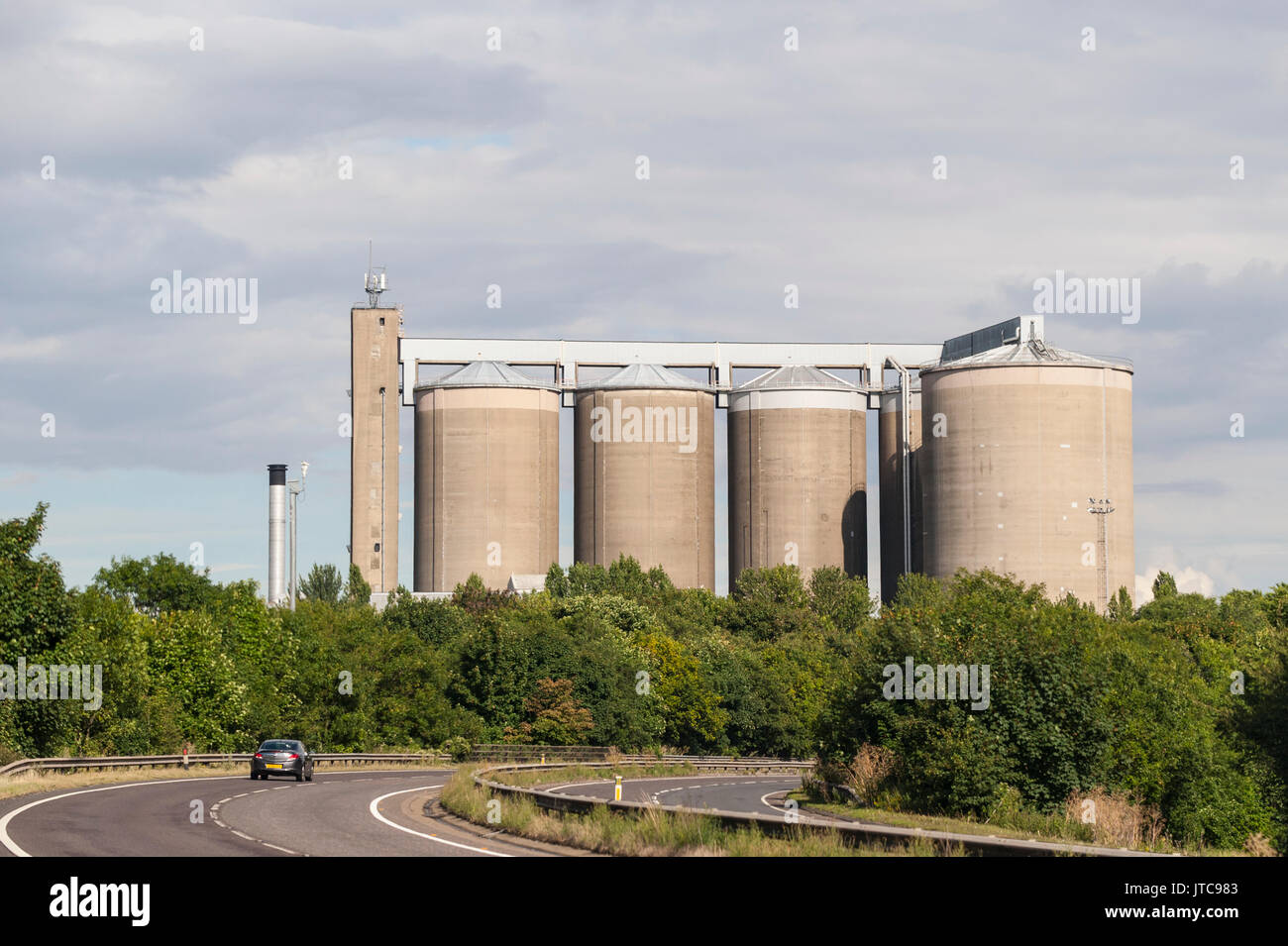 British Sugar PLC fabbrica di zucchero a Bury St Edmunds , Suffolk , Inghilterra , Regno Unito Foto Stock