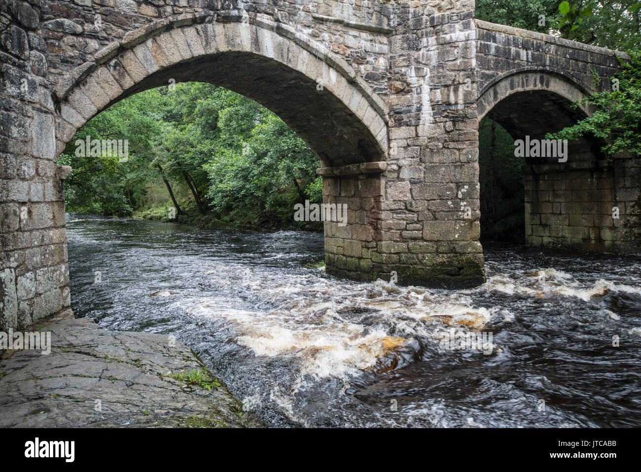 Nuovo ponte, Dartmoor Devon, Regno Unito Foto Stock