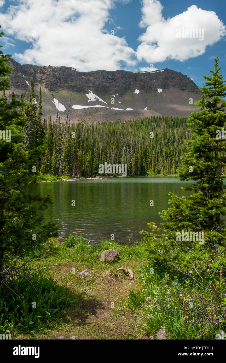 Smith lago, nella piana Tops deserto della Northwestern Colorado Foto Stock