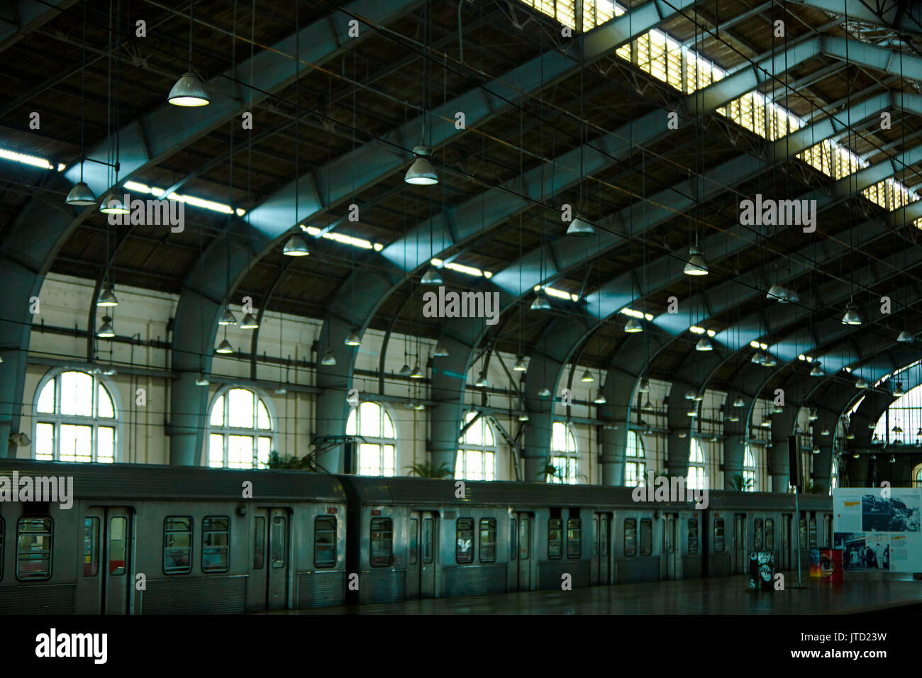 Julio Prestes Stazione, Downtown, capitale, Sao Paulo, Brasile Foto Stock