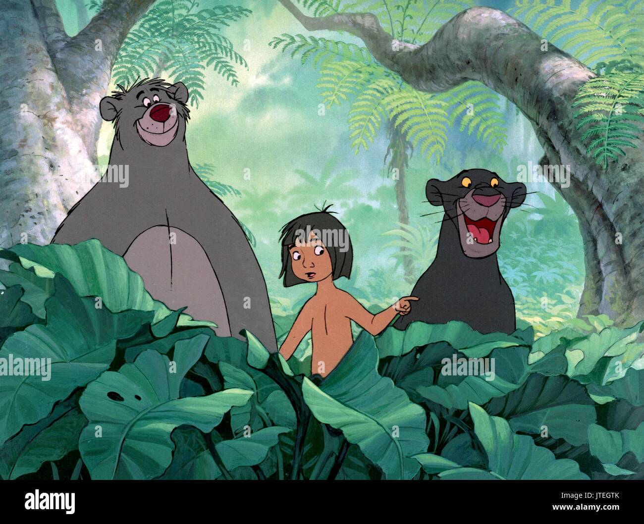 MOWGLI, BALOO L'orso, il libro della giungla, 1967 Foto stock