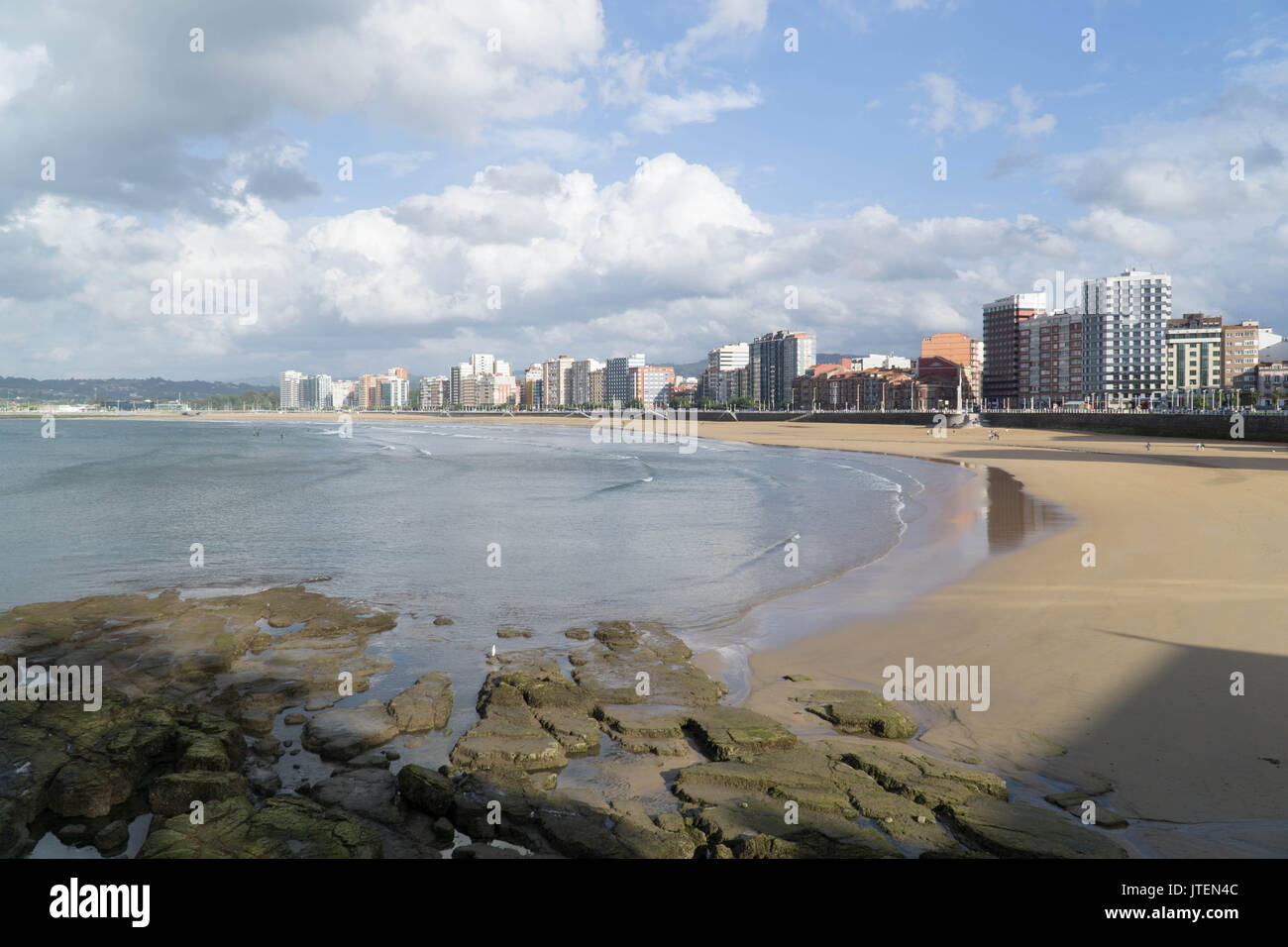 Città di Gijon Foto Stock