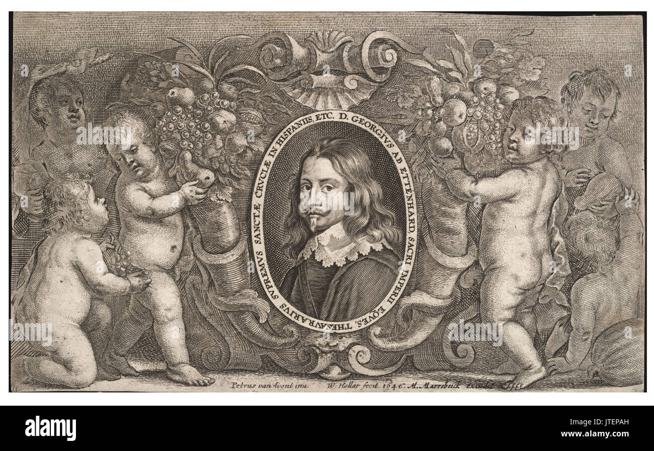 Venceslao Hollar Paedopaegnion seconda pagina del titolo (stato 4) Foto Stock