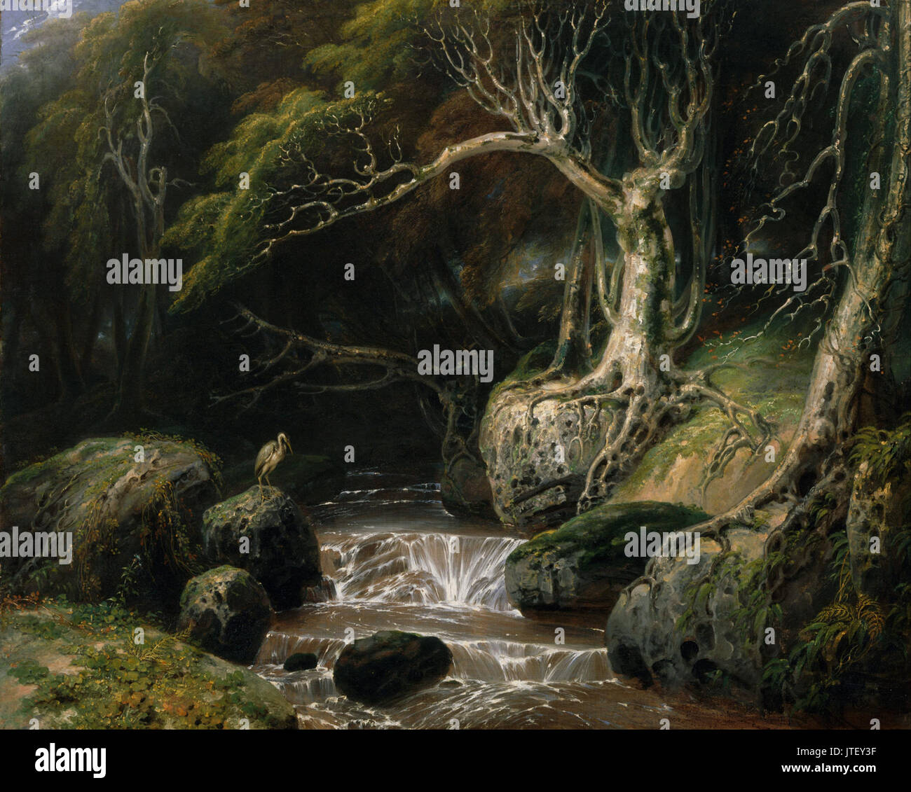 Richard Westall solitudine del paesaggio Foto Stock