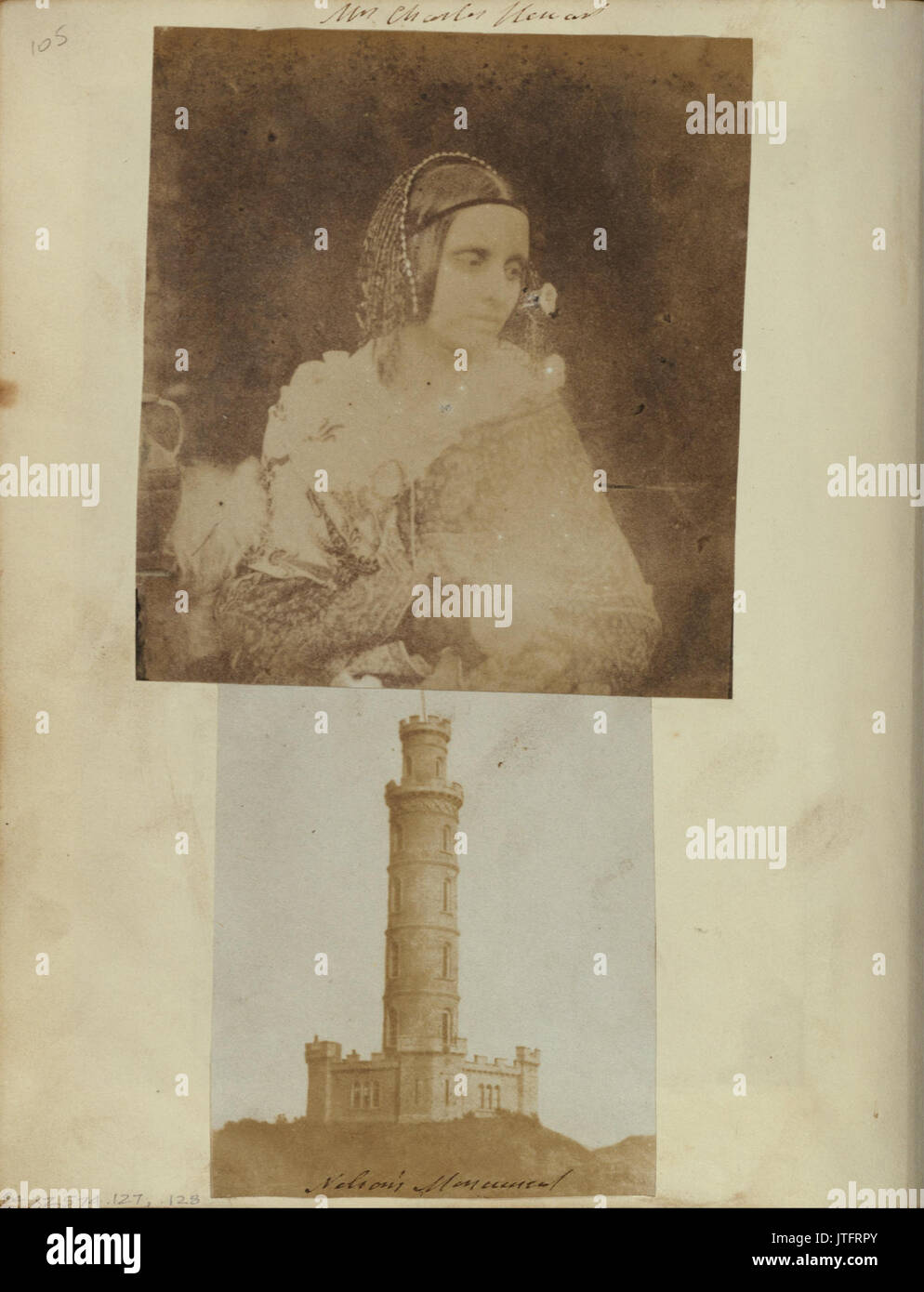 Robert Adamson (scozzese Monumento Nelson, Calton Hill, Edimburgo. Foto Stock