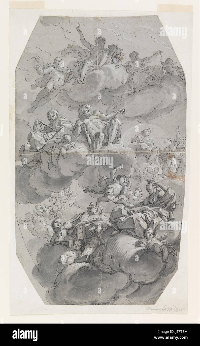 Vito D'Anna Studio per la verniciatura di Monte Olimpo Foto Stock