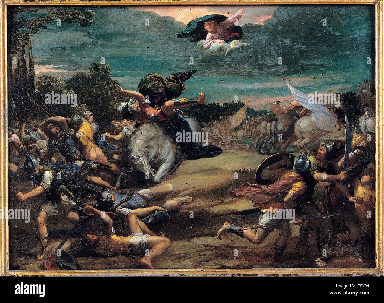 Scarsellino la caduta di San Paolo Foto Stock