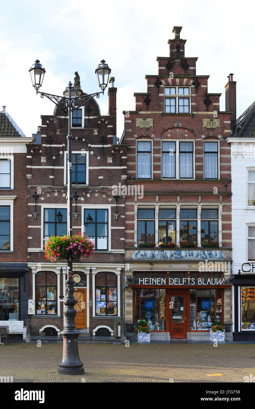 Edifici di Delft, South Holland, Paesi Bassi Foto Stock