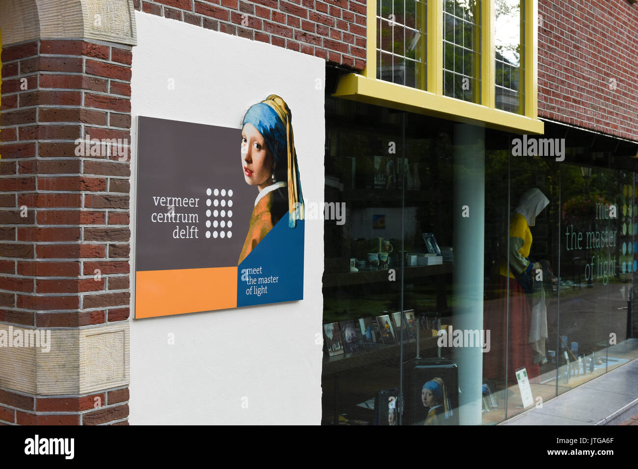 Vermeer Centrum Delft in Delft, South Holland, Paesi Bassi Foto Stock