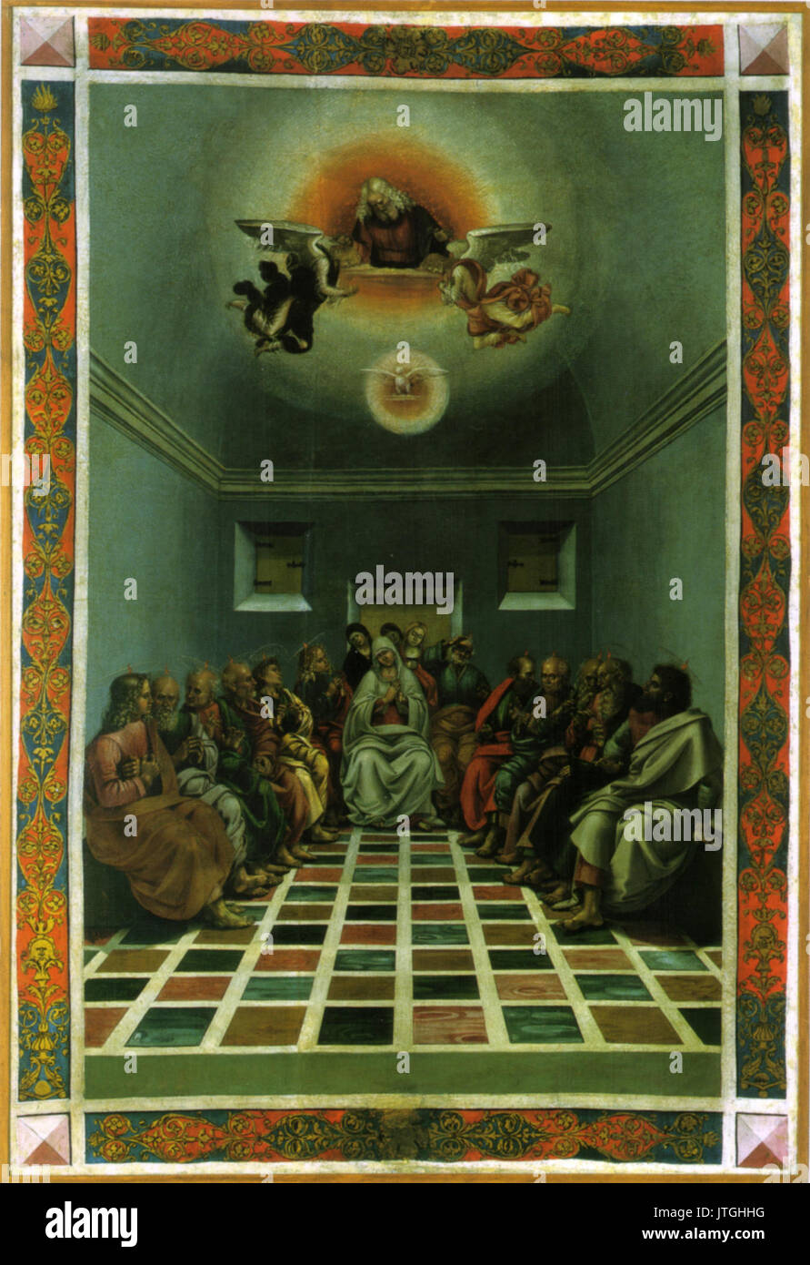 Luca Signorelli, la pentecoste, Urbino, gnm Foto Stock