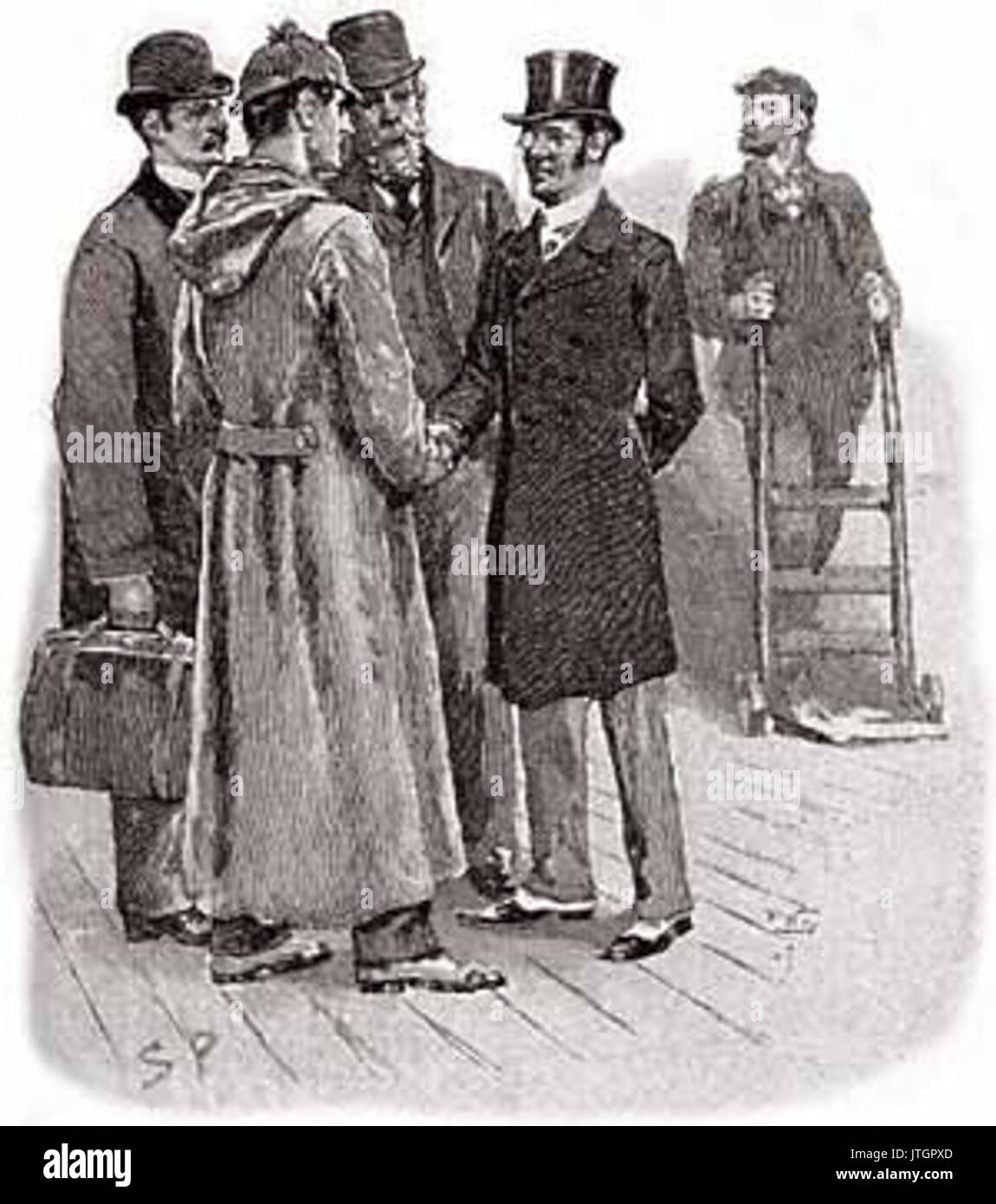 Sherlock Holmes Paget Foto Stock