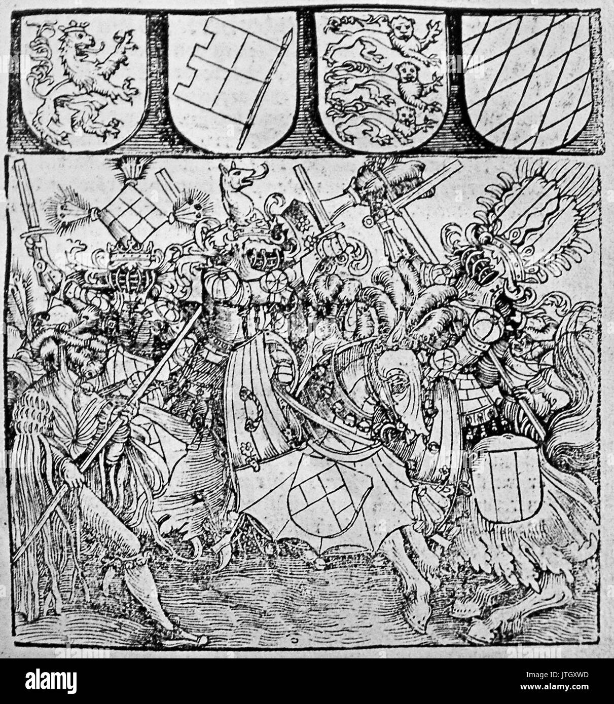 Wuersung Turnierbuch pic 001 Foto Stock