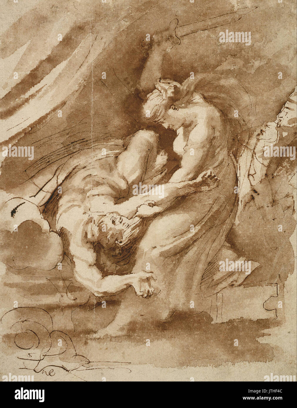 Peter Paul Rubens Judith decapitazione Oloferne Foto Stock