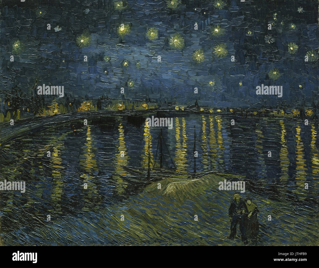 Vincent van Gogh Notte stellata Foto Stock