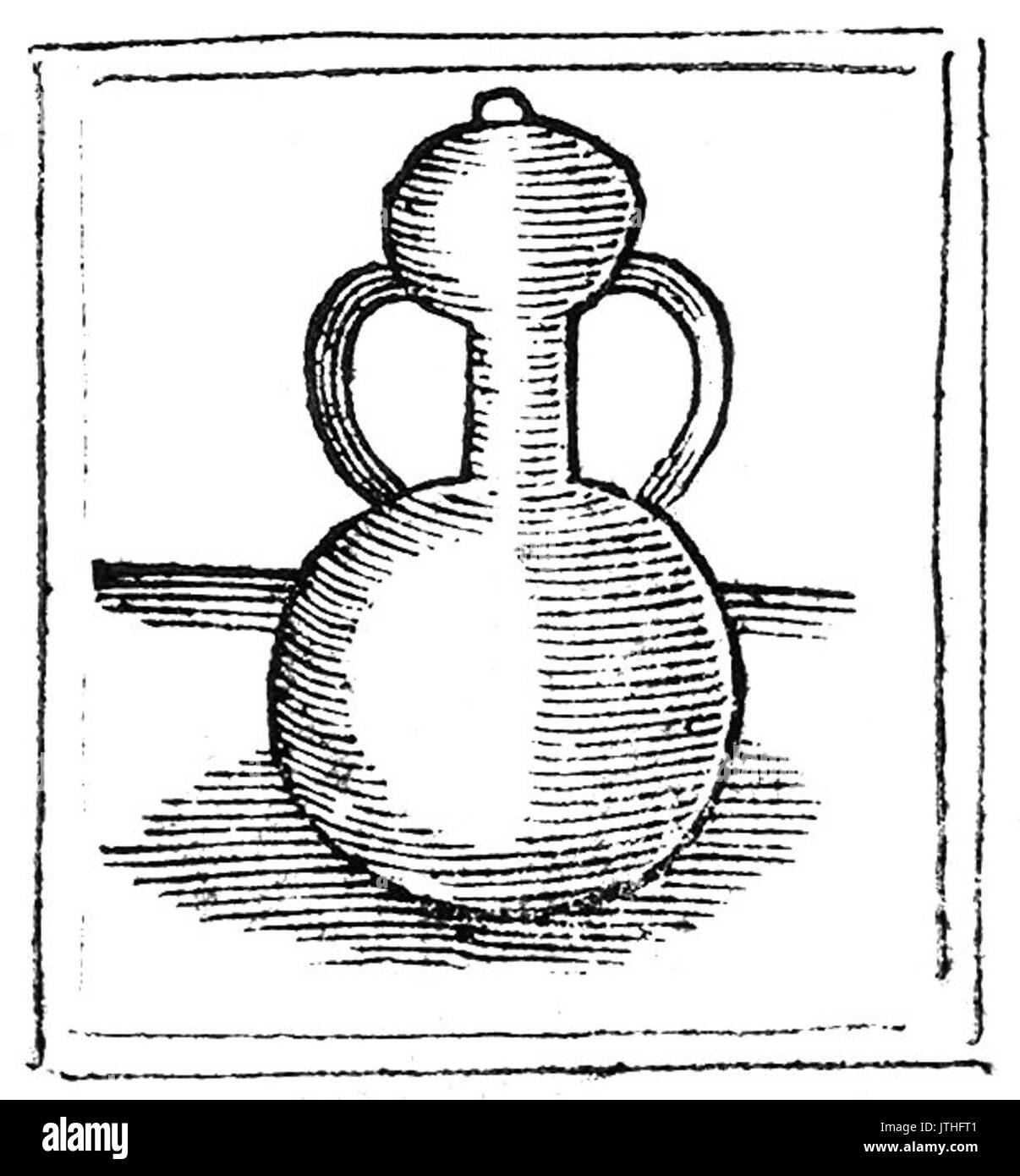 L'arte della distillazione illustrazione pagina titolo Foto Stock
