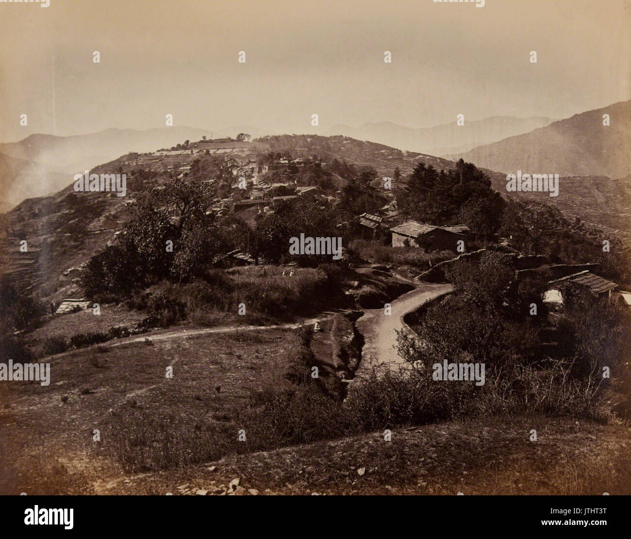 Vista di Almorah da John Edward Sache Foto Stock
