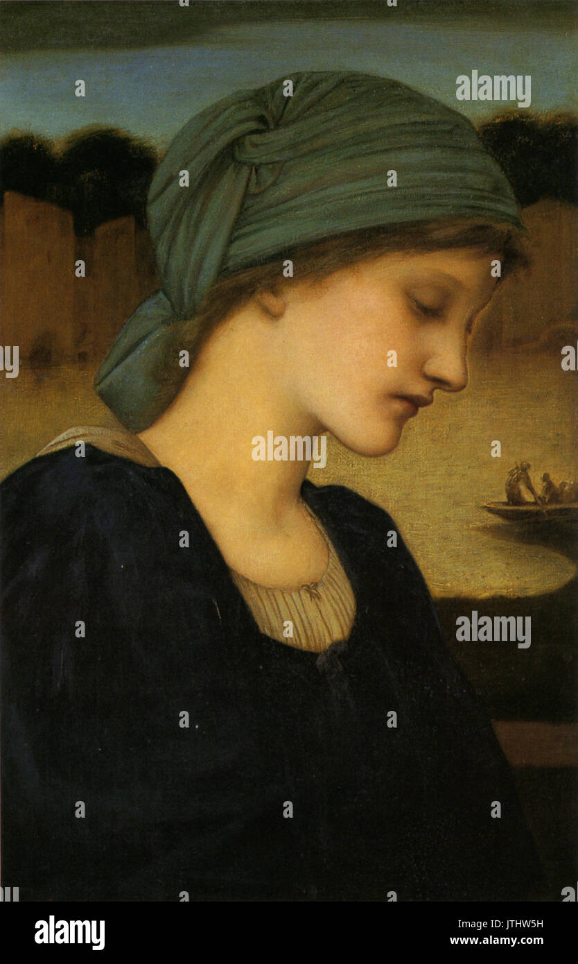 Sir Edward Coley Burne Jones Flamma Vestalis Foto Stock