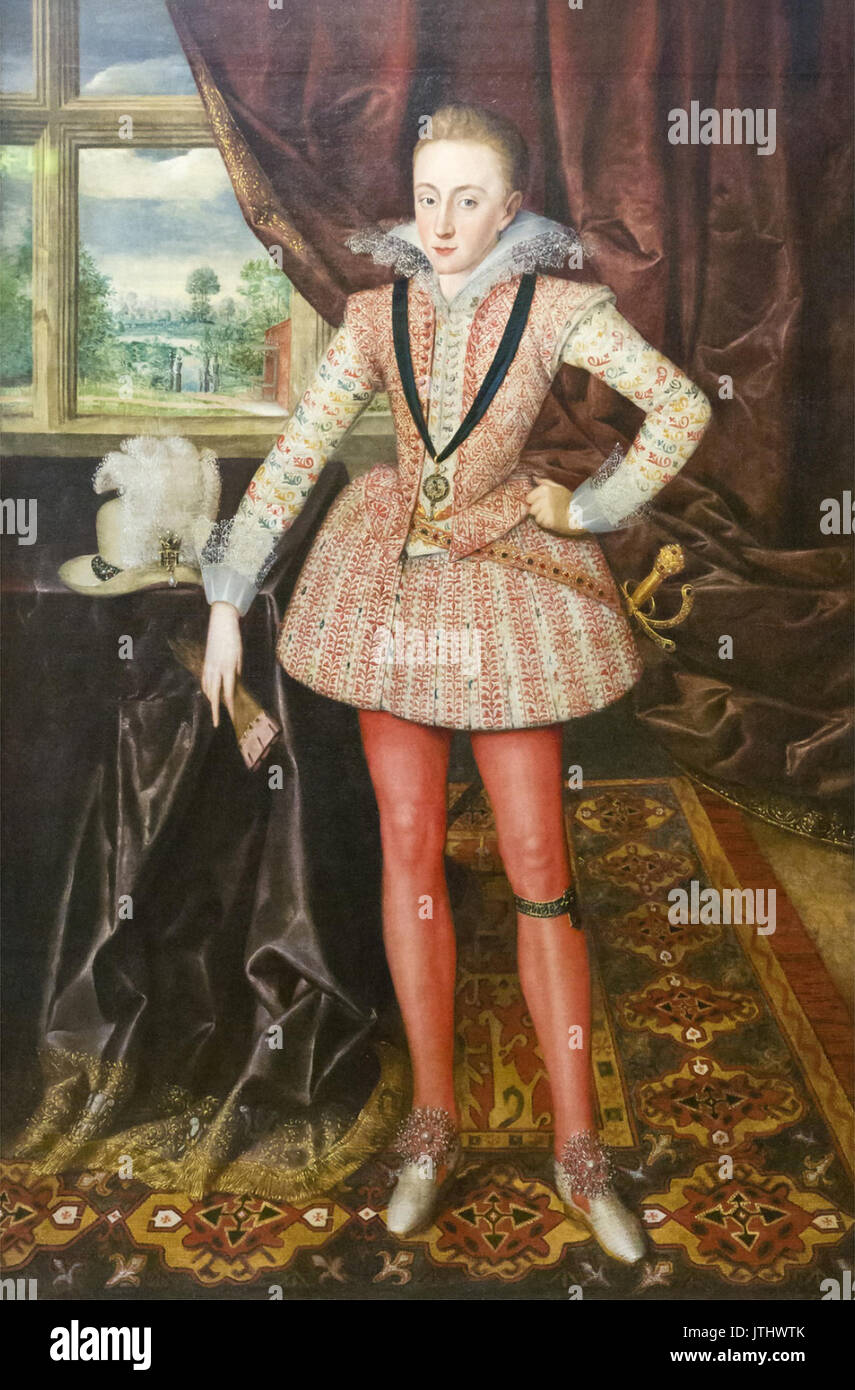 Robert Peake il vecchio ritratto di Henry, Principe di Galles (c.1610) Foto Stock