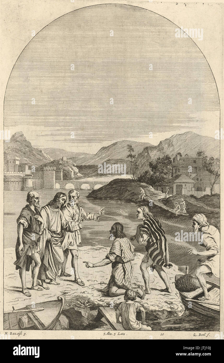 Quirijn Boel Chiamata dei figli di Zebedeo SVK SNG.G 11965 11 Foto Stock