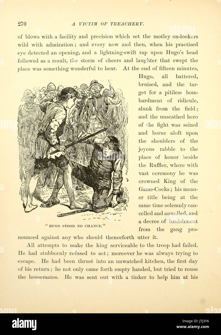 Il principe e il pauper, p. 270 Foto Stock