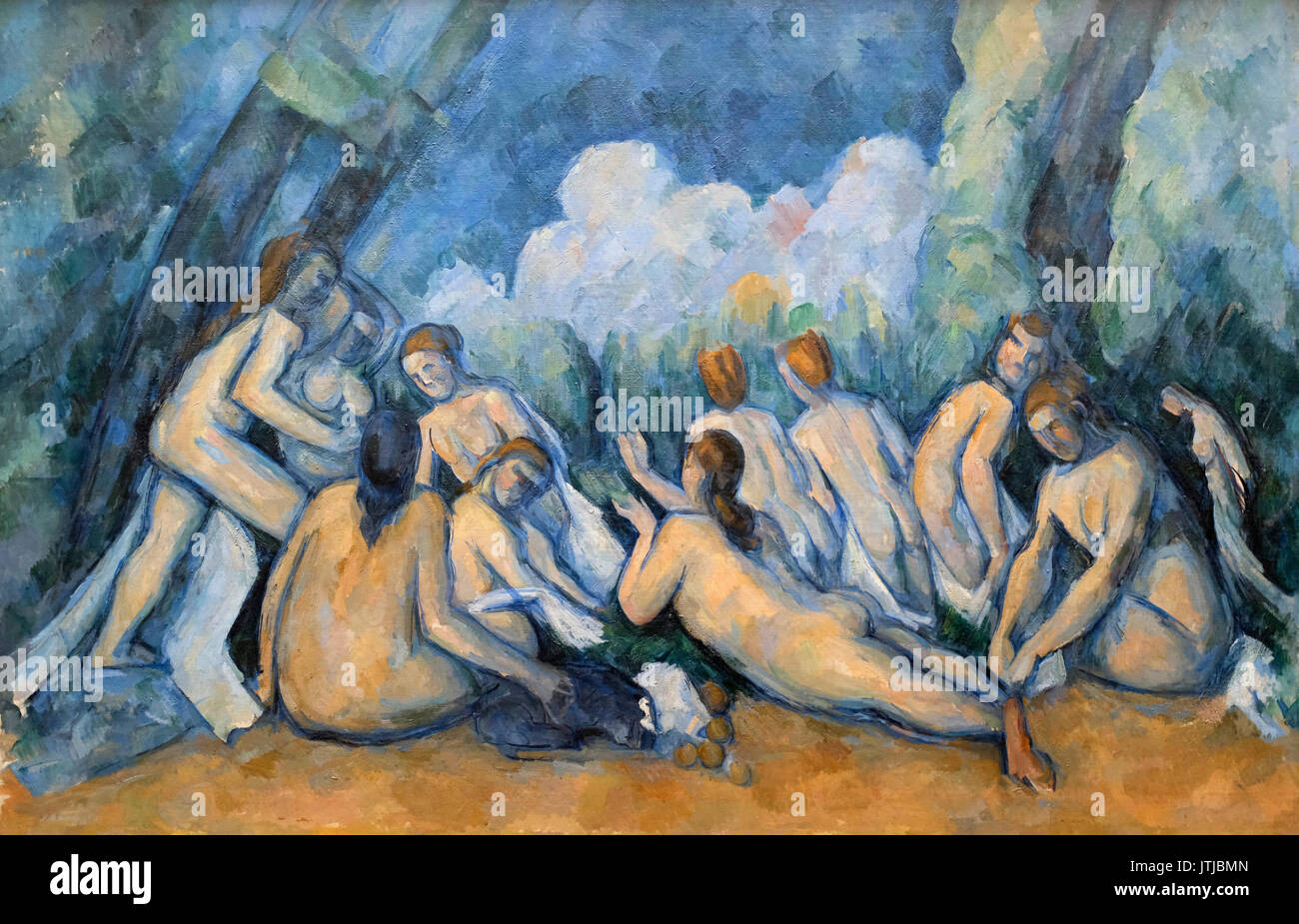 Bagnanti (Les Grandes Baigneuses), circa 1900 - Paul Cezanne Foto Stock