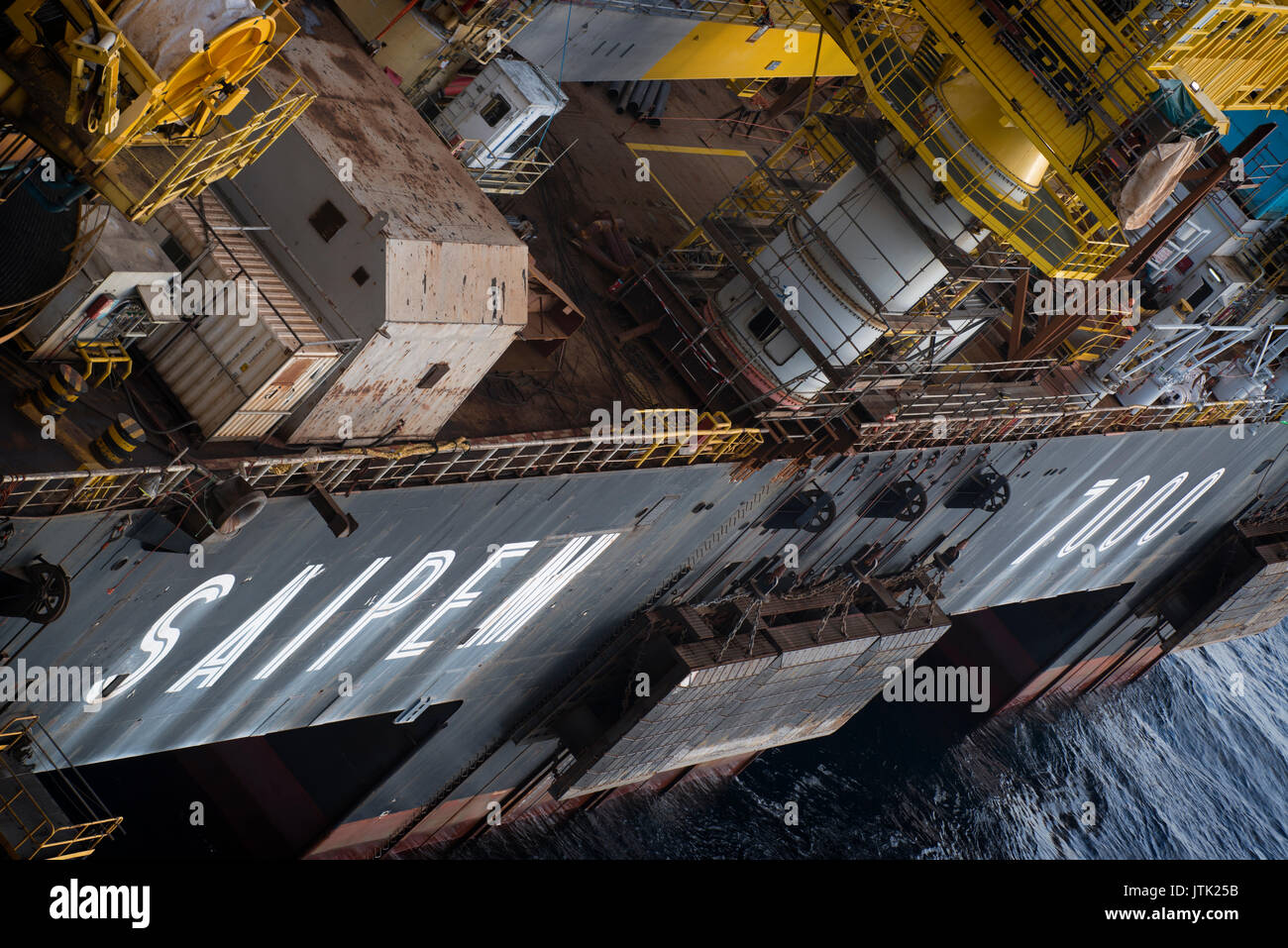 La Saipem 7000 sollevamento pesante nave. Credito: lee ramsden / alamy Foto Stock