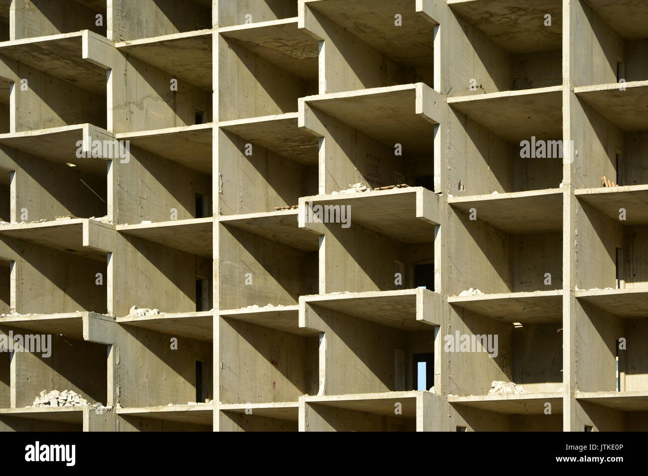 Un edificio multipiano in costruzione Foto Stock