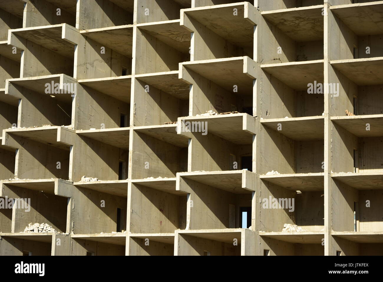 Un edificio multipiano in costruzione Foto Stock