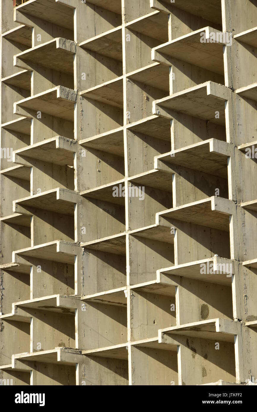 Un edificio multipiano in costruzione Foto Stock