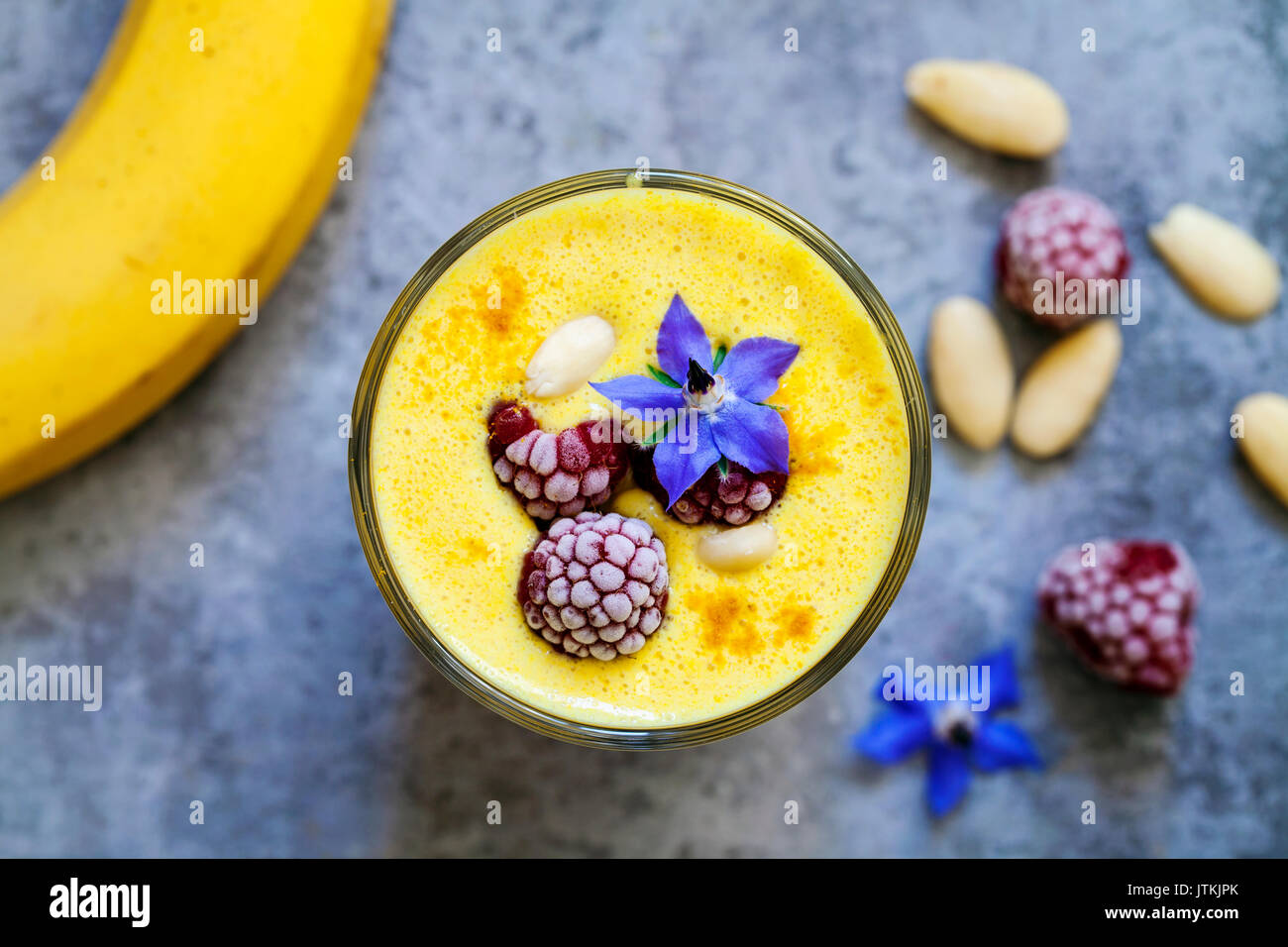 Curcuma smoothie Foto Stock