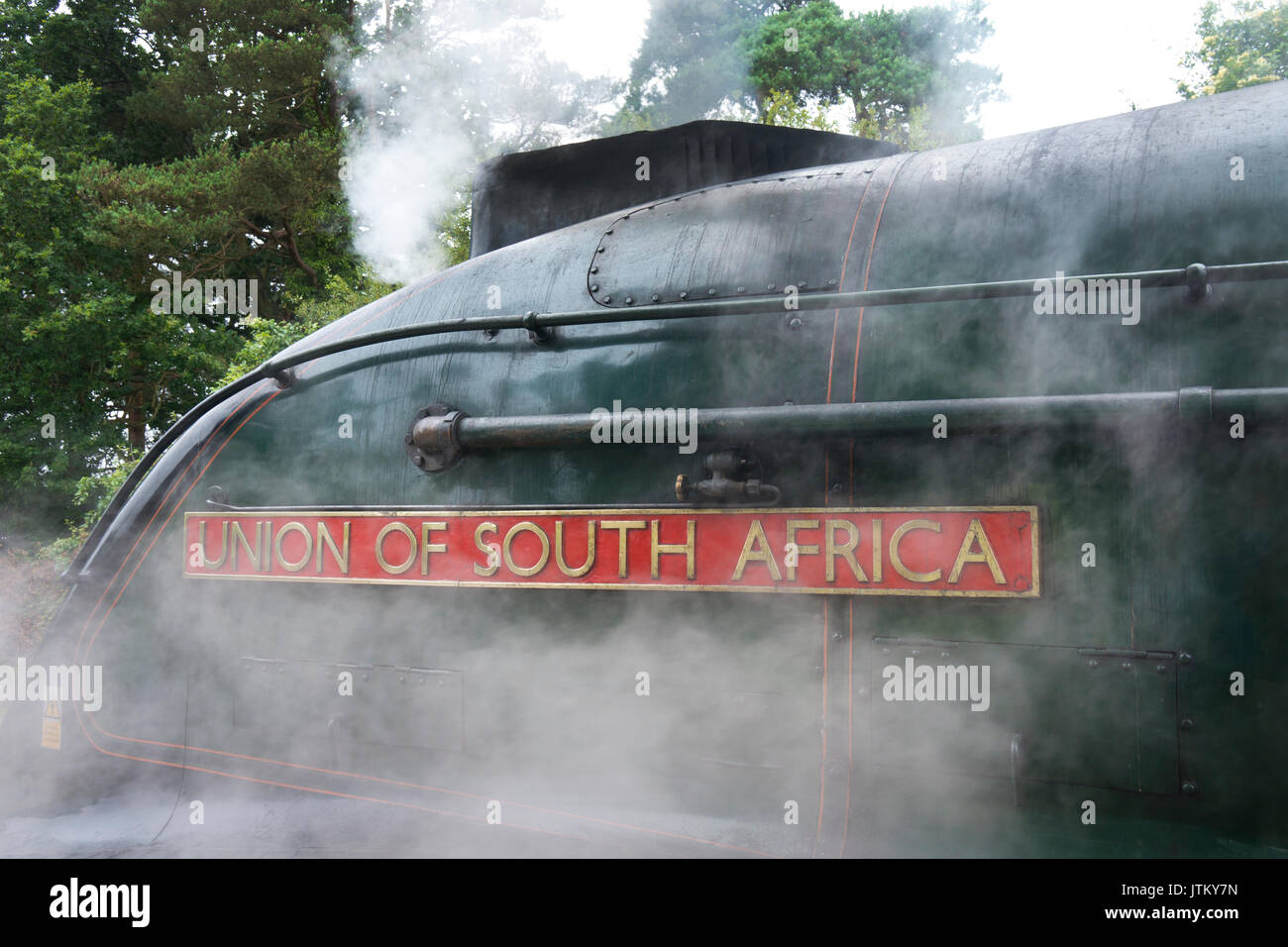 A4 pacific locomotiva a vapore "unione del sud africa' Foto Stock