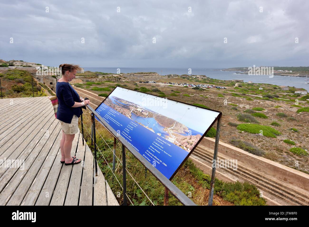 Fortaleza de La Mola Menorca Minorca Foto Stock