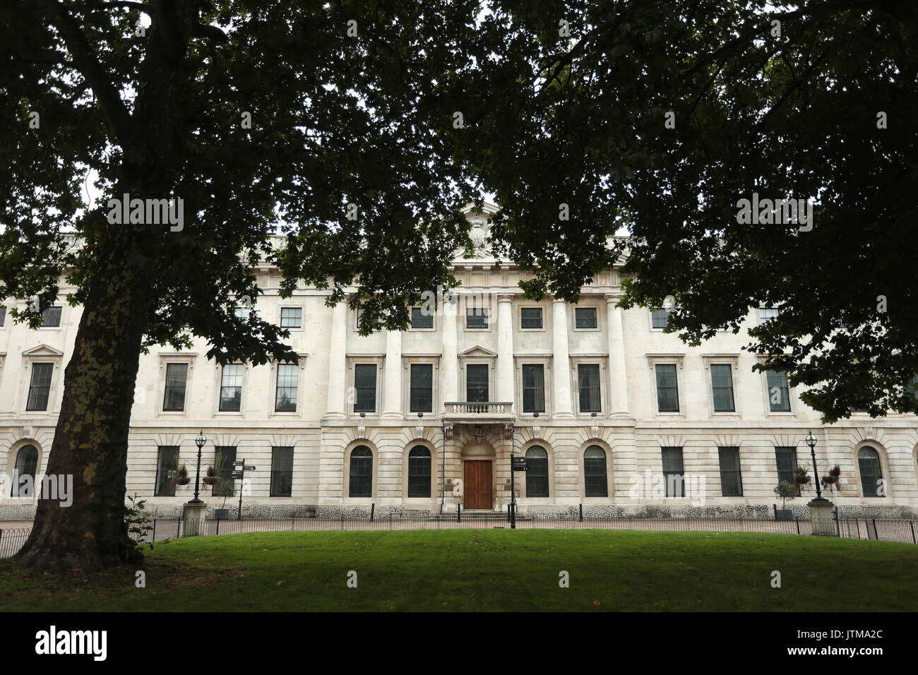 Royal Mint Court è il sito di un edificio del XIX secolo situato su una piccola collina della Torre di Londra, Inghilterra che è servita come casa della Royal Mint Foto Stock