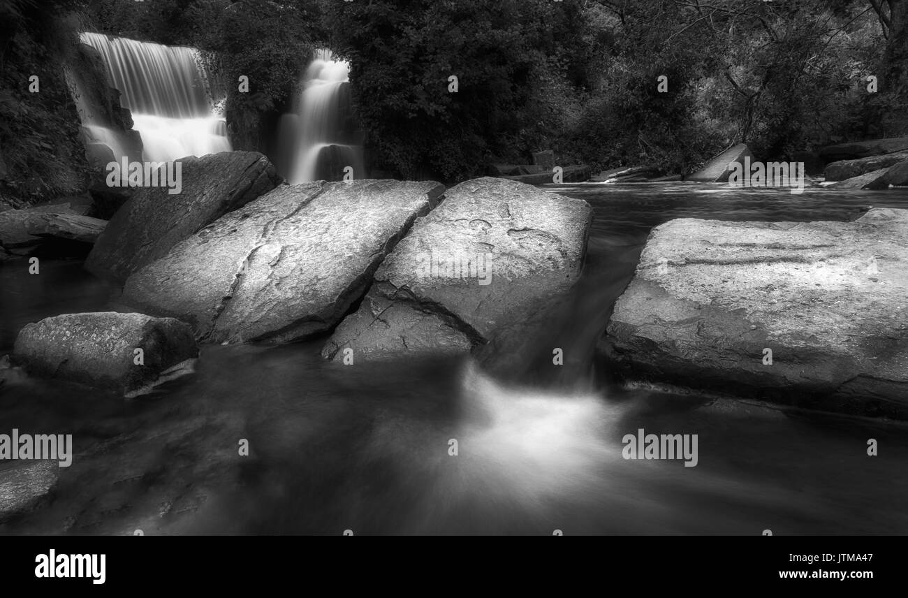 Cascata penllergare Foto Stock