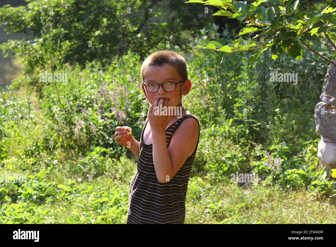 Country Boy Foto Stock