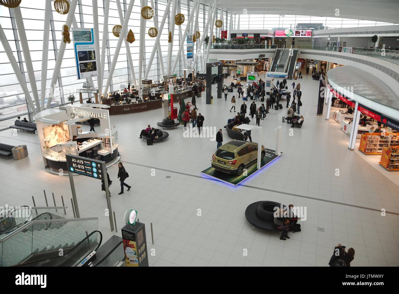 Airport terminal Foto Stock