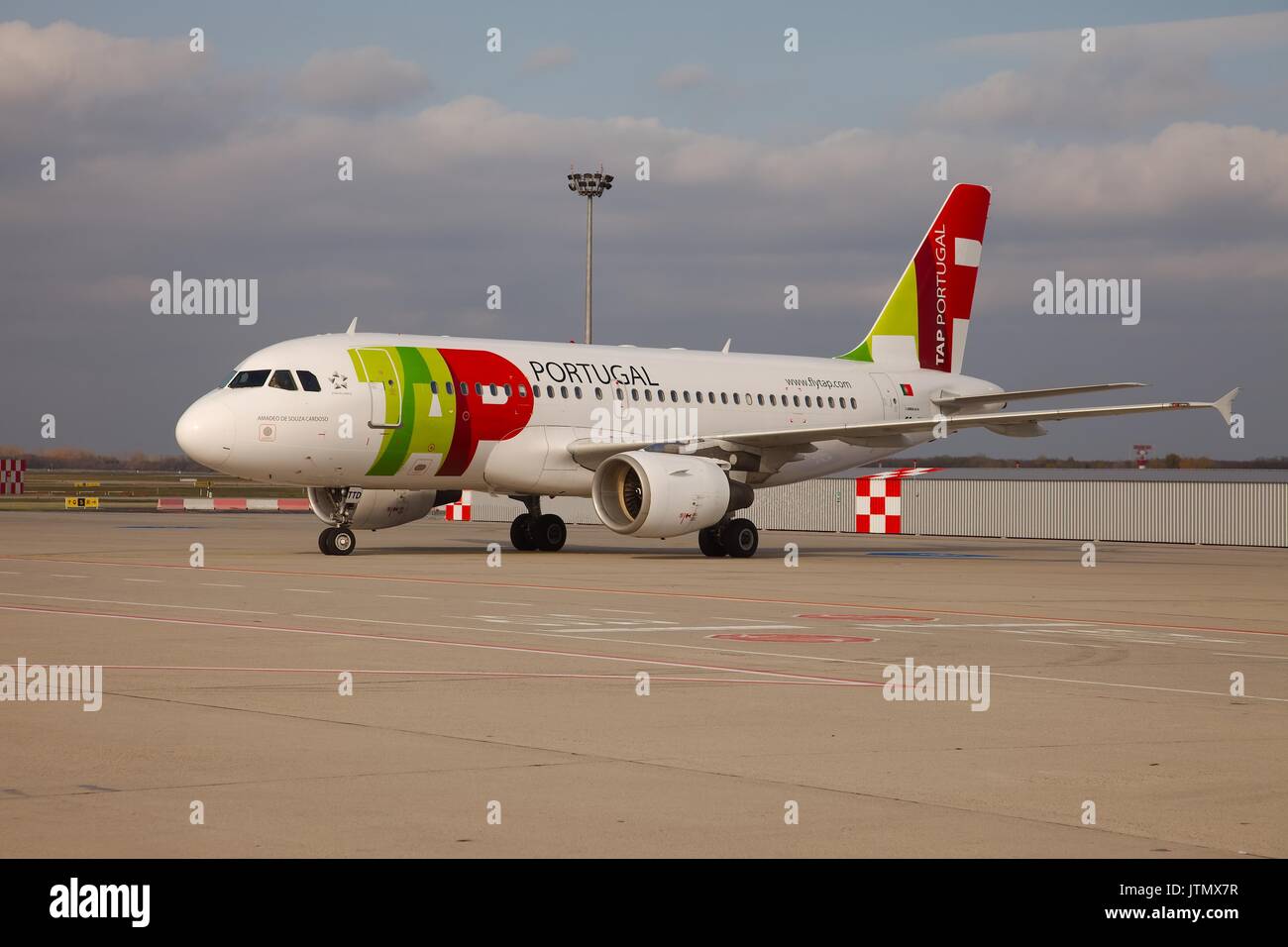 Aereo in rullaggio Foto Stock