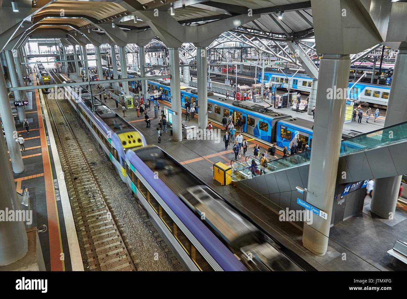 Melbourne Southern Cross Station Foto Stock