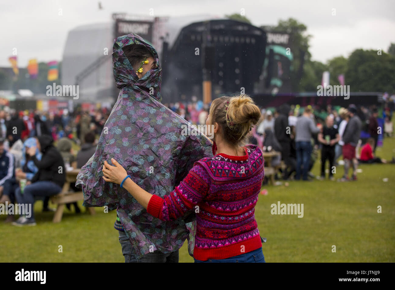 TRNSMT inaugurale Festival con bande dal vivo a Glasgow Green in Glasgow dal 7 al 9 luglio. Dotato di: atmosfera dove: Glasgow, Regno Unito quando: 09 lug 2017 Credit: WENN.com Foto Stock