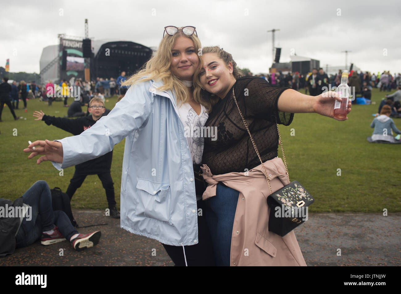 TRNSMT inaugurale Festival con bande dal vivo a Glasgow Green in Glasgow dal 7 al 9 luglio. Dotato di: atmosfera dove: Glasgow, Regno Unito quando: 09 lug 2017 Credit: WENN.com Foto Stock