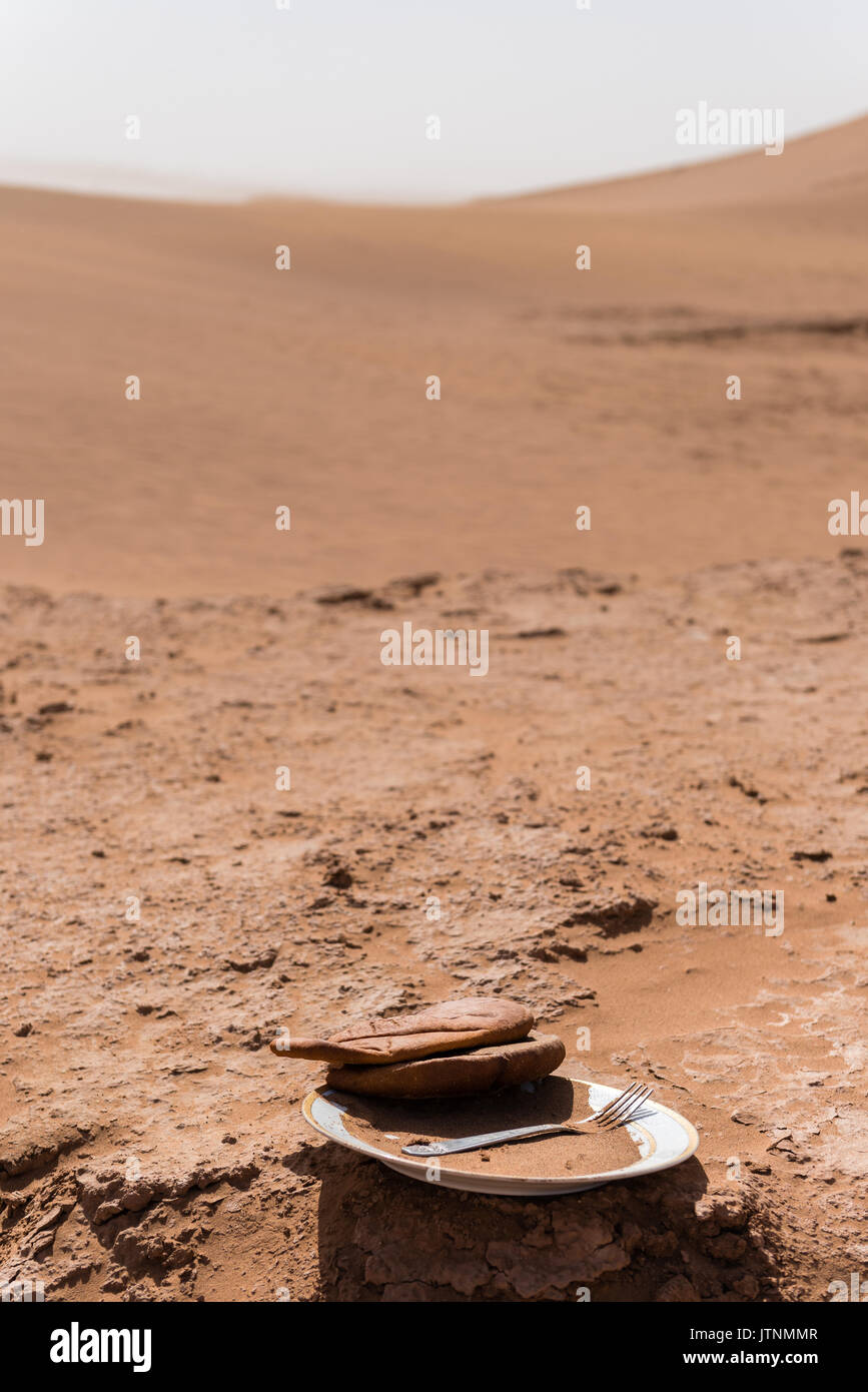 Pane secco nel deserto Foto Stock