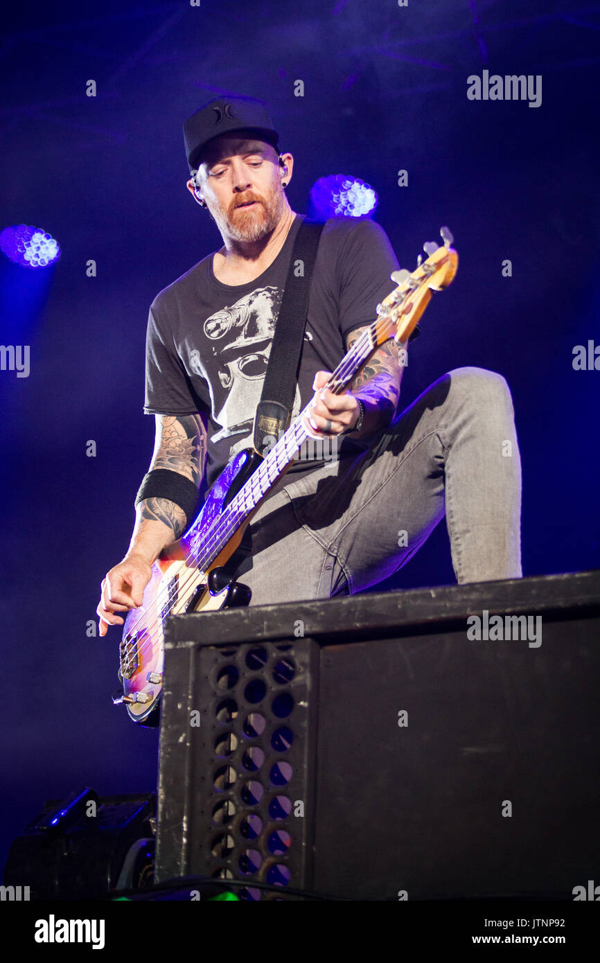 Monza, Italia Il 17 giugno 2017 Linkin Park esegue dal vivo presso i giorni di Festival, Autodromo di Monza, Monza. © Davide Merli / Alamy Live News Foto Stock