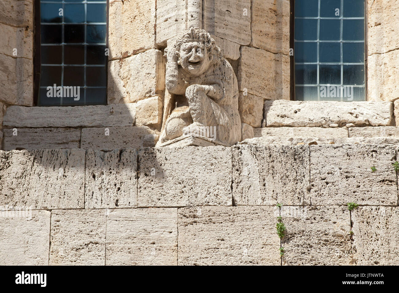 Collegiata romanica dei Santi Quirico e Giulitta di San Quirico d'Orcia nella Val d'Orcia elencati nel patrimonio mondiale dall UNESCO, Toscana, Italia. 31 luglio 2 Foto Stock